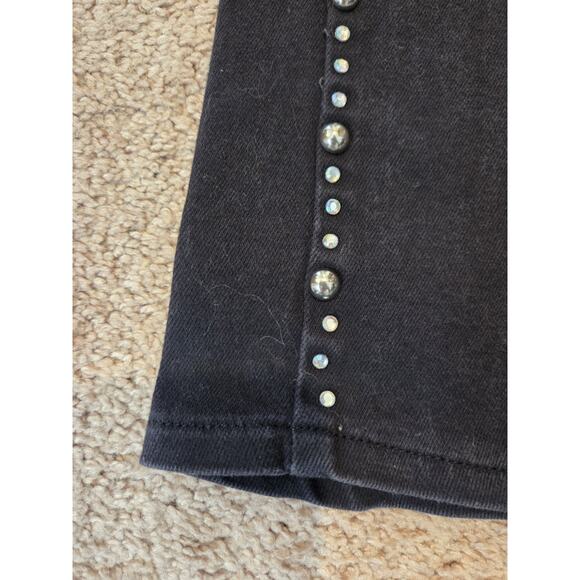 Western Ethics Classic Black Studded Cowgirl Extra Long Jeans, Women's Size 4 - Picture 7 of 14